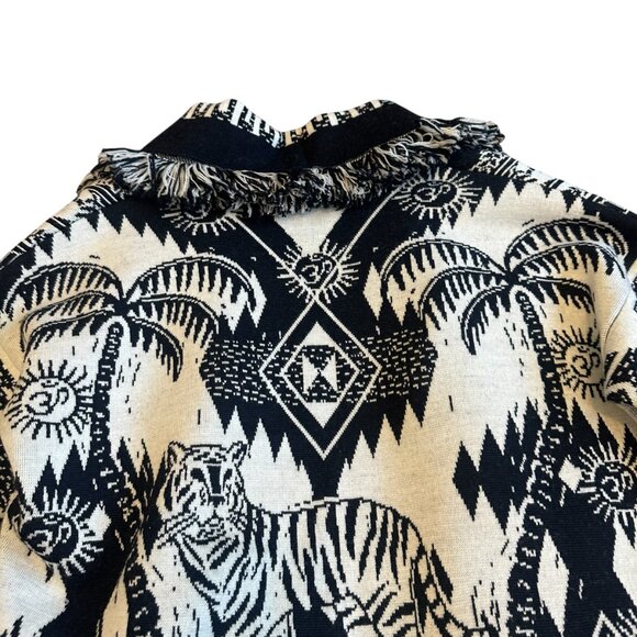 Alanui Wood Block Ibrid Cardigan Sweater Designer Luxury Size XS Women's NWT - Picture 9 of 16